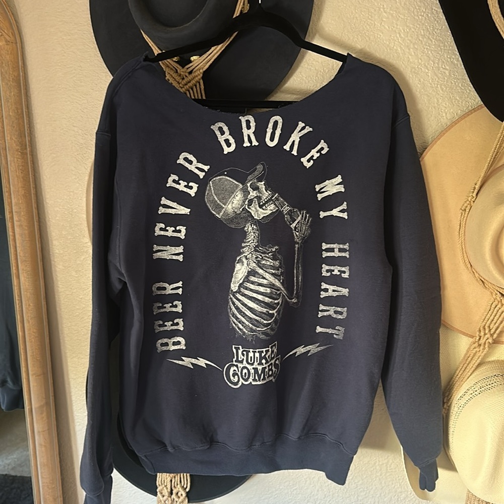 Luke Combs Navy Sweatshirt